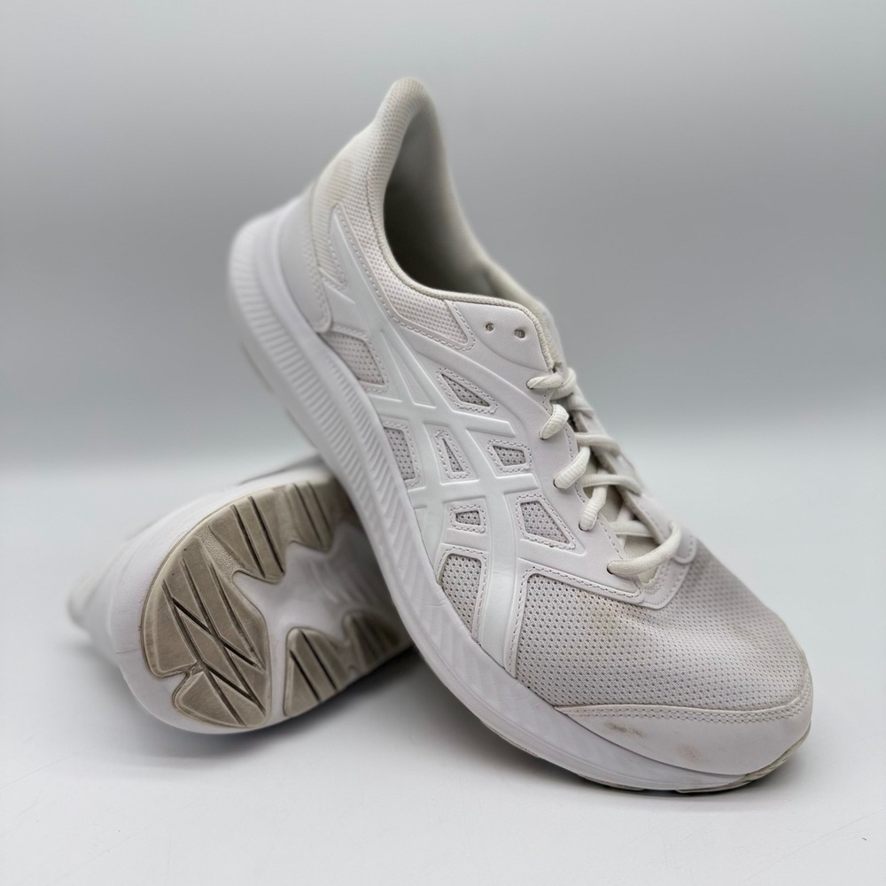 Asics Jolt 4 Mens 10.5 4E Running Shoes White Extra Wide 1011B602